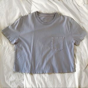 Light blue tee!
